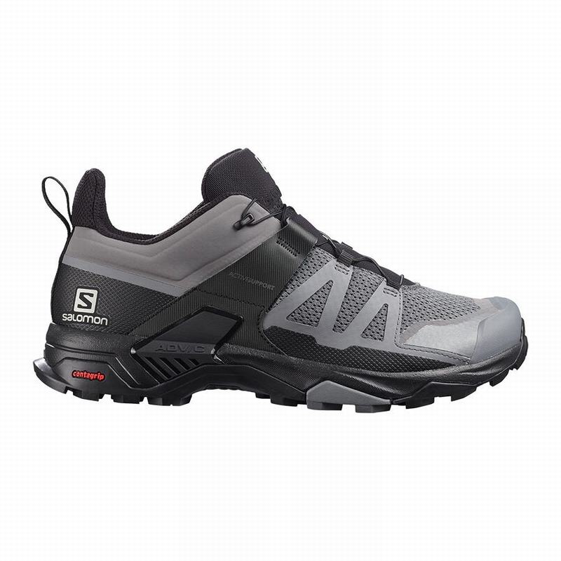 Salomon Israel X ULTRA 4 - Mens Hiking Shoes - Black (EBRJ-87415)